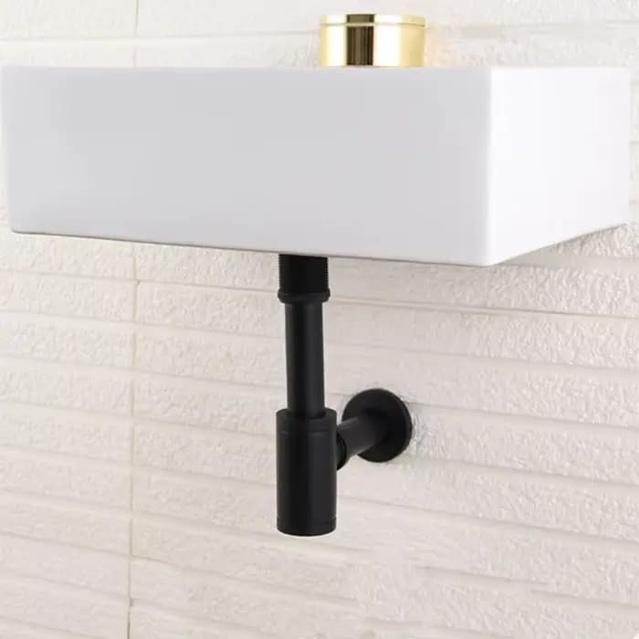 Désodorisation de P-TRAP de siphon rond en laiton gris d'ensemble d'ins de proximité