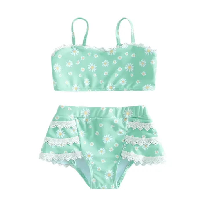 Ensemble de maillot de bain pour petite fille de 1 à 7 ans