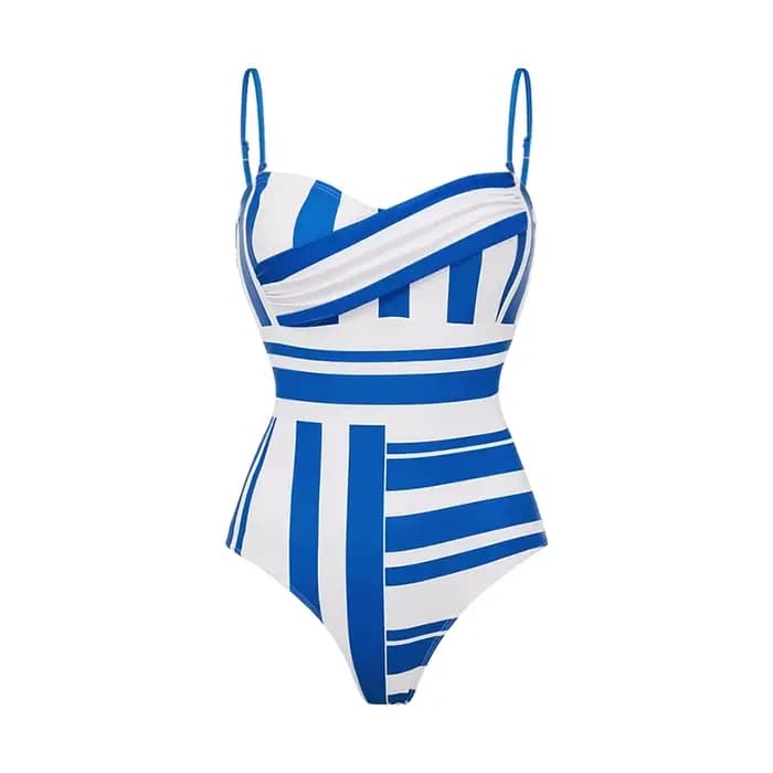 Maillot de bain une pièce rétro avec couverture