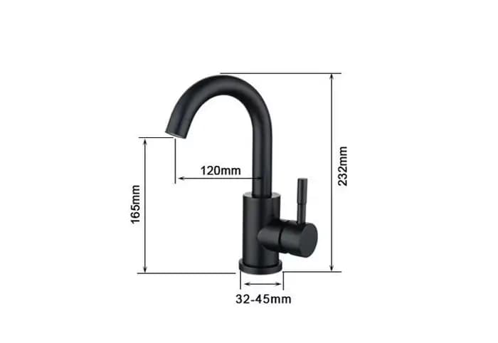 Robinets de lavabo de salle de bains, robinets d'évier noirs, mélangeur d'eau chaude et froide, grue blanche montée sur le pont 360 °   Robinets d'eau universels rotatifs