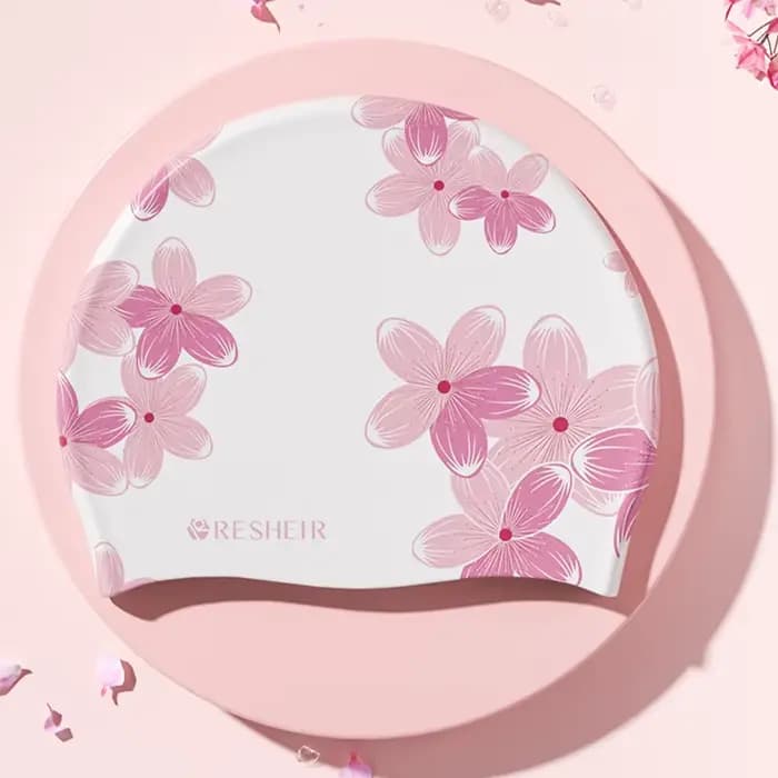 Bonnet de bain en Silicone pour femmes
