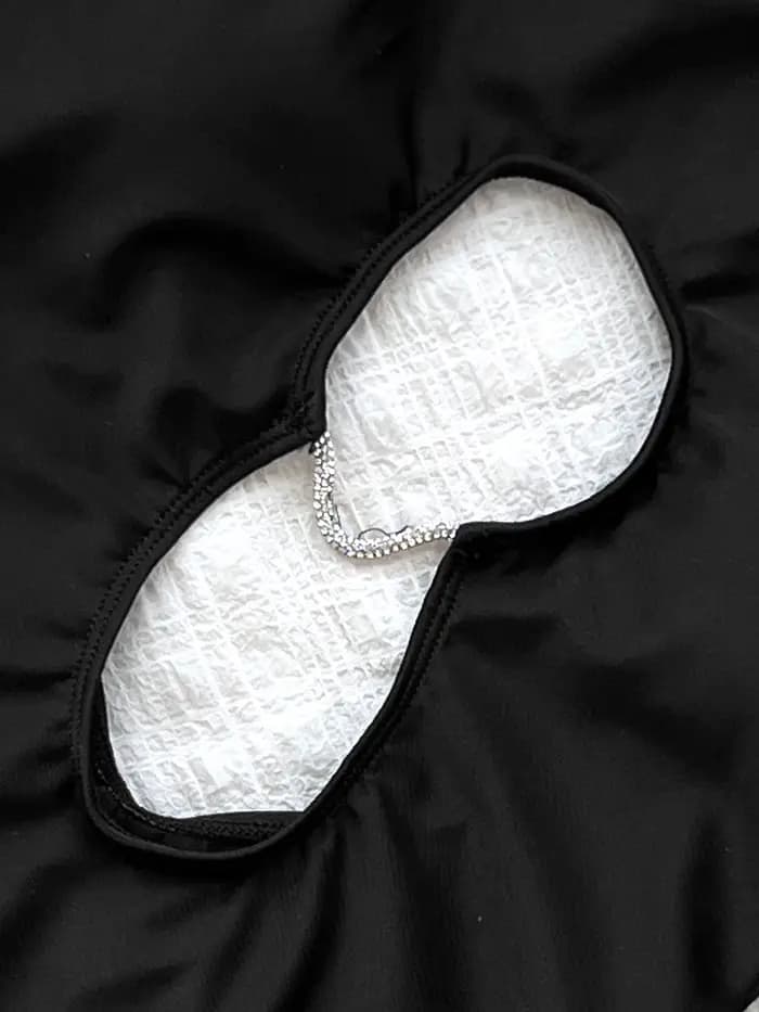 Maillot de bain une pièce découpé à lacets pour femmes