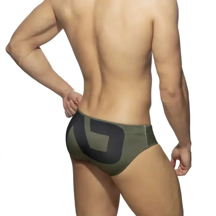 Maillot de bain sexy imprimé lettre pour hommes, culotte bikini, short de plage, boxer, maillot de bain, pantalon, séchage rapide, vêtements de plage imbibés