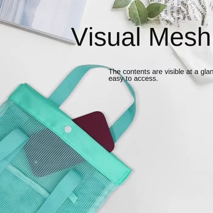 Sac de bain grande capacité en maille respirante