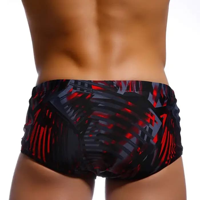 UXH marque hommes maillots de bain court avec push-up noir troncs Boxer hi-q Sexy