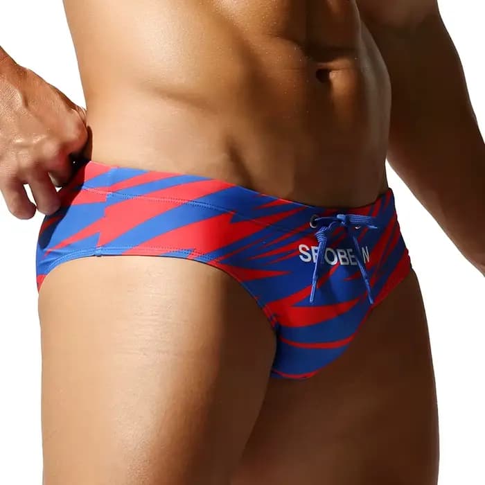 Maillots de bain triangle taille basse pour hommes