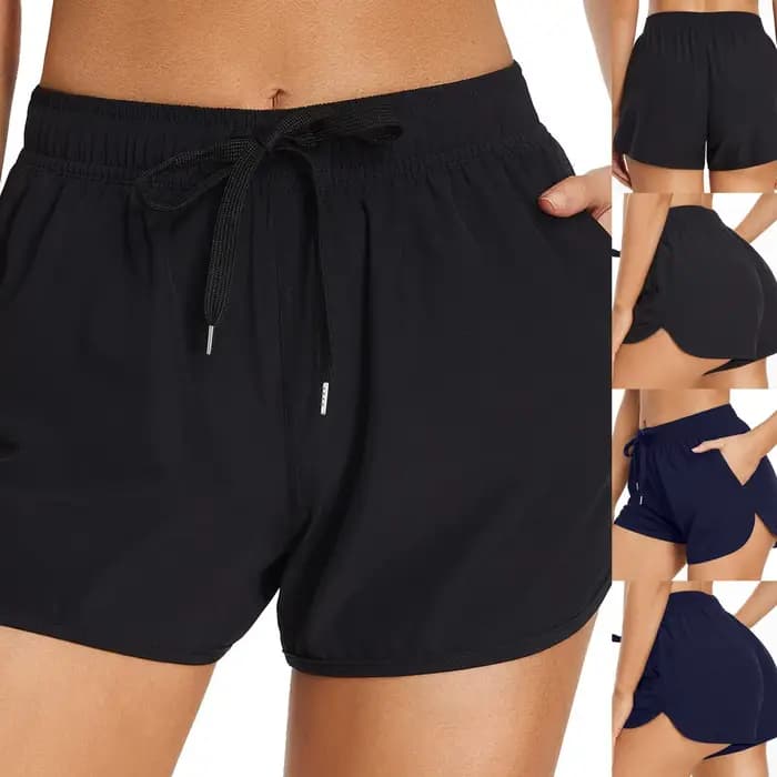 Short de bain avec poches pour femme, short de bain taille haute, short de bain, short de bain, short de bain pour femme, couverture complète, short de bain astronomique