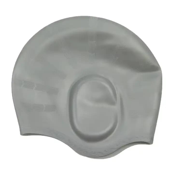 Bonnet de natation en silicone pour hommes et femmes