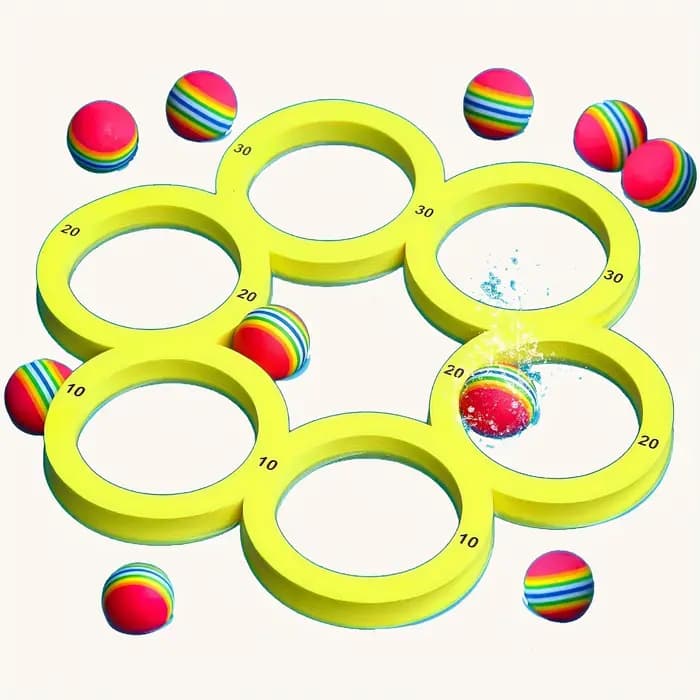 Ensemble de jeu de lancer de piscine