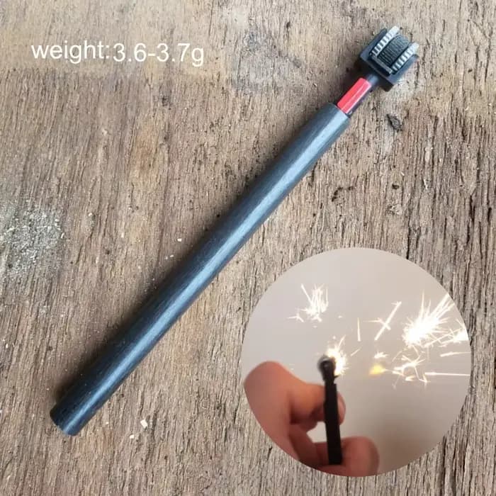 Briquet ultra-léger à juste une briquet en silex de 3,7 g avec poignée en fibre de carbone, mini briquet mignon avec une fréquence d'allumage élevée