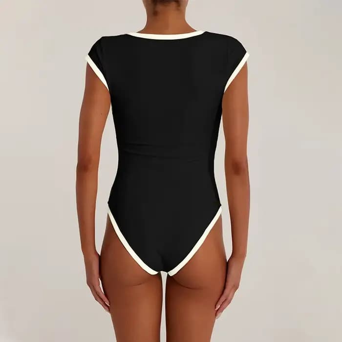 Bikini une pièce maillot de bain 2026 Vintage rétro maillots de bain femmes maillot de bain zippé maillot de bain maillots de bain Monokini femme maillot de bain