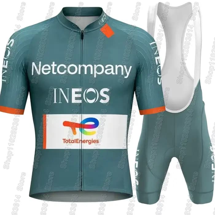 Ensemble de maillot de cyclisme Netcompany-Ineos Team 2026, kits de vêtements gris pour vélo, chemises de vélo de route, short de vélo, maillot de VTT, Ropa