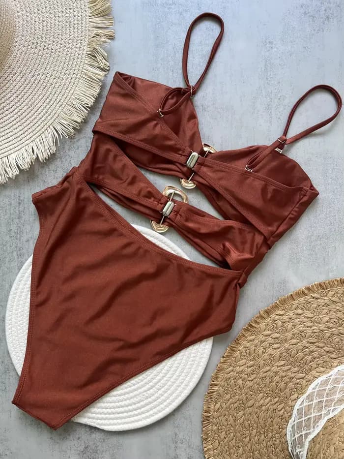 Maillot de bain une pièce ovale 2026 Nouveau