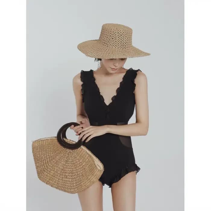 Nouveau maillot de bain de plage femme Sexy plissé