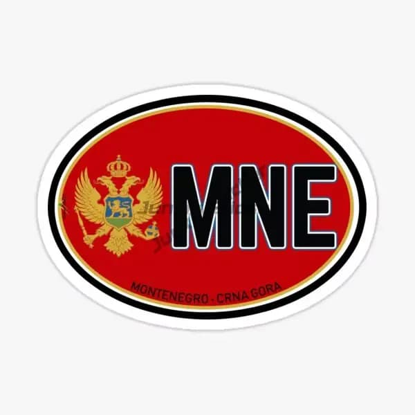 Autocollant en vinyle de style armoiries royales du Monténégro, autocollant de voiture pour Scooter, moto, fenêtre, mur, résistant aux rayures, accessoires de décoration