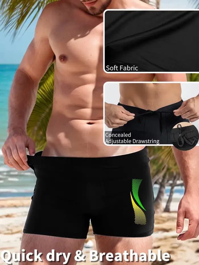 Maillot de bain avec imprimés de mode pour hommes