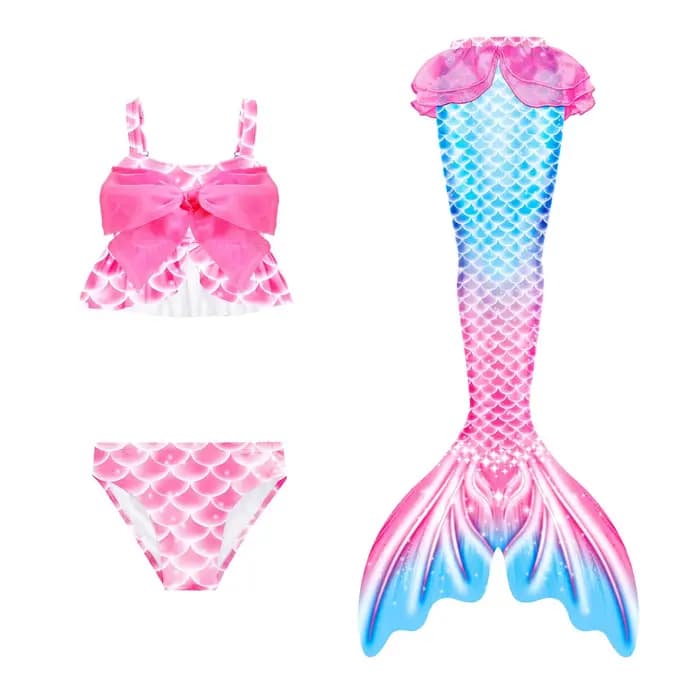 Queue de sirène pour maillot de bain, costume de la Petite Sirène, vêtements de plage et de piscine, maillot de bain pour sources chaudes et Halloween