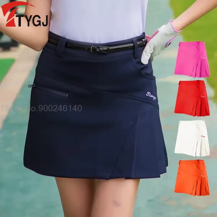 Jupe de golf plissée courte d'été pour femmes, jupe de sport de plein air décontractée pour filles, jupe de tennis de badminton coupe couvertes XS-XXL choisir