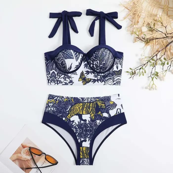 Maillot de bain brésilien avec jupe pour femme