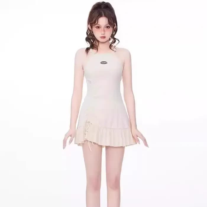 Maillot de bain fendu pour le sport des femmes, Style américain, conservateur, couvrant la viande, amincissant, vacances, bord de mer, nouvelle collection