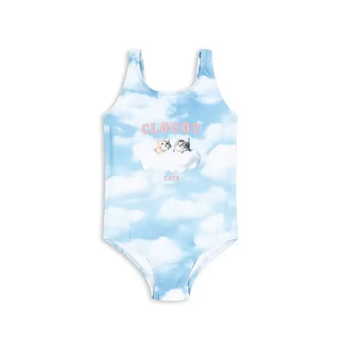 Maillots de bain pour filles, maillot de bain une pièce à rayures verticales motif crème glacée, ensemble bikini mignon pour filles, maillots de bain de plage pour enfants, bikinis, maillots de bain p