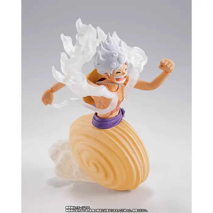 Original Bandai S.H.Figuarts Shf une pièce singe D Luffy Gear 5 île future Egghead Anime figurines de Collection modèle jouet