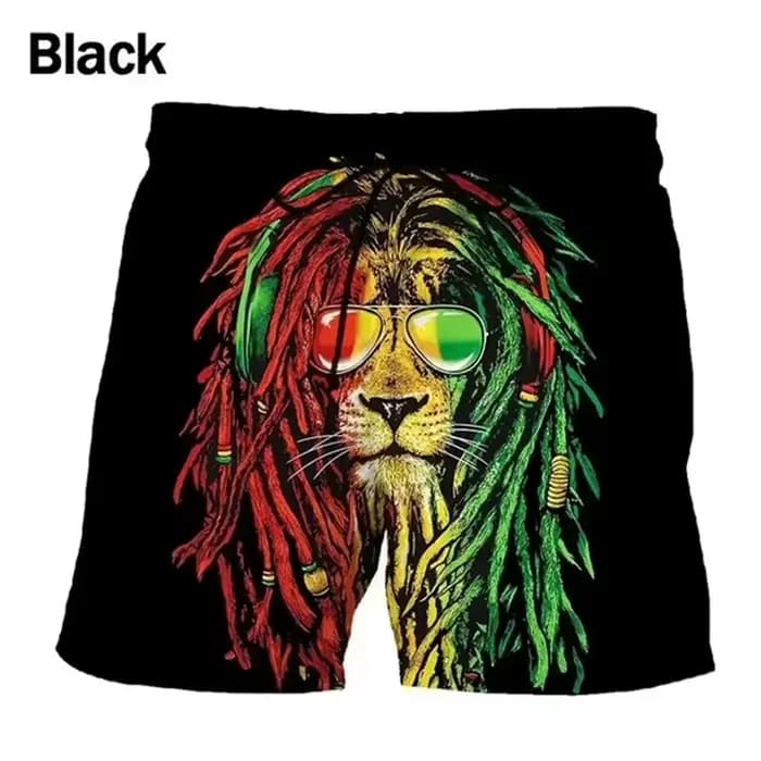 Short de bain à motif Rock Singer Bob Marley Reggae Rasta, imprimé en 3D, pour l'extérieur, pour hommes et femmes, maillot de bain pour enfants, pantalon Y2k