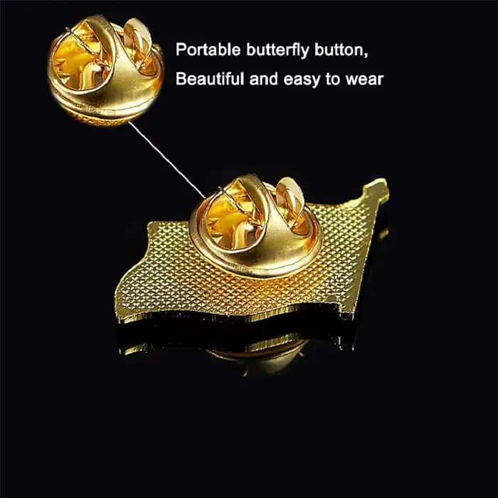 Broche de mode européenne monténégroise, broche de drapeau National, Badge en métal, bijoux, accessoires pour vêtements