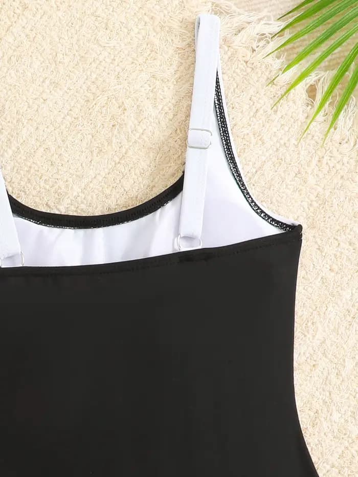 Maillot de bain une pièce pour filles préadolescentes, bikini pour grandes filles, vêtements de bain pour enfants de 7 à 16 ans