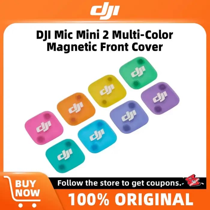 Coque magnétique multicolores DJI Mic Mini 2, 8 couleurs, coque remplaçable avec étui de rangement, accessoire pour micro