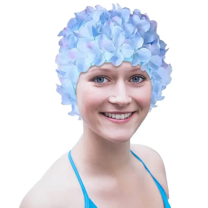 Bonnet de bain 3D à fleurs
