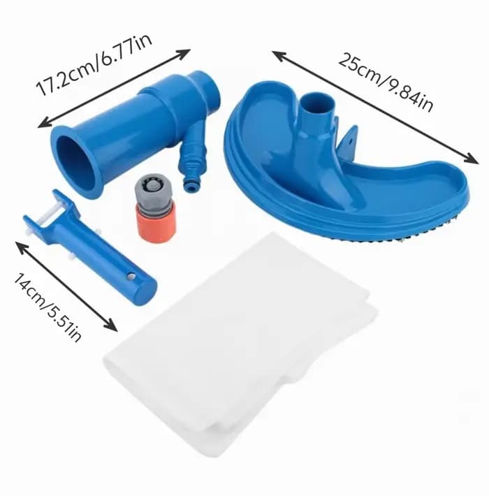 Aspirateur professionnel pour piscine avec brosse