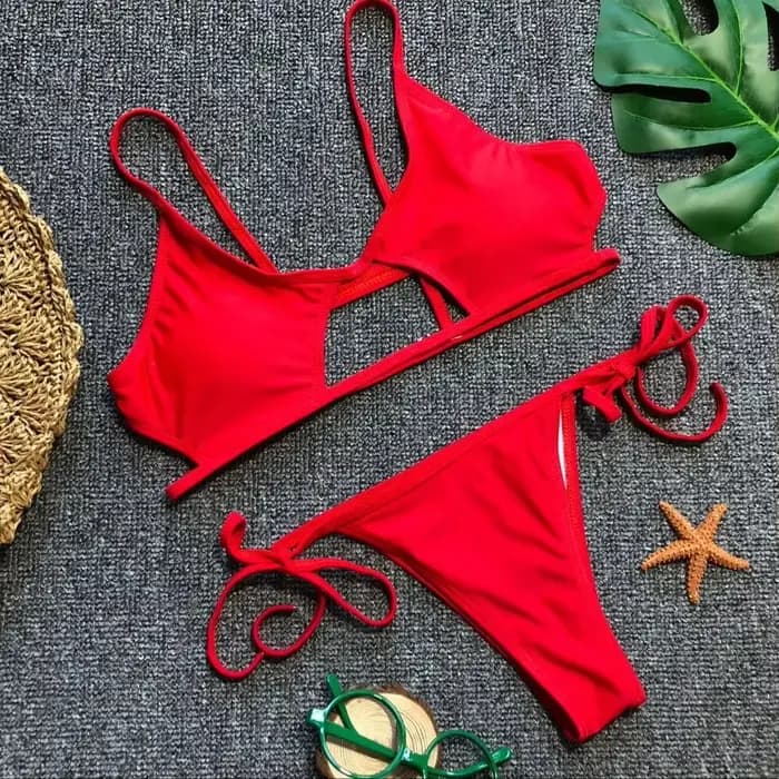 Bikini 2026 Sexy Hollow Swimwear Swimsuit Women Bikinis Set Bathing Suit Beach