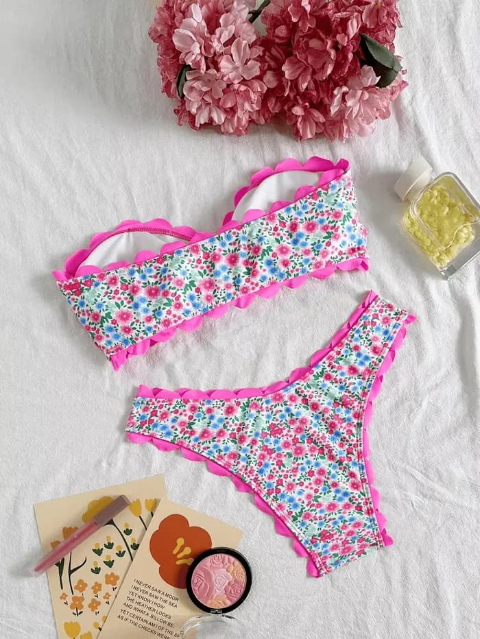 Bikini bandeau sexy 2026 pour femme