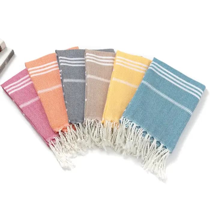 Serviette de plage turque en coton 90x180CM, pour Sauna, Spa, sport, Fitness, à franges, cuisine, douce et absorbante, à séchage rapide