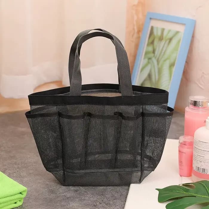 Sacs de bain de douche en maille de grande capacité