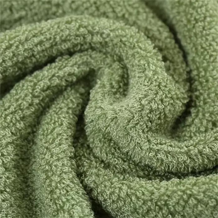 Grande Serviette de Bain Brodée en Bambou de Luxe