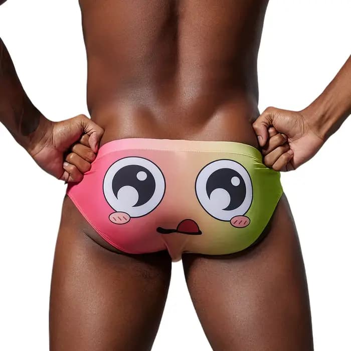 Caleçons de bain amusants pour hommes, slips de piscine, maillots de bain pour hommes, sous-vêtements de bain pour hommes, maillots de bain d'intérieur pour hommes
