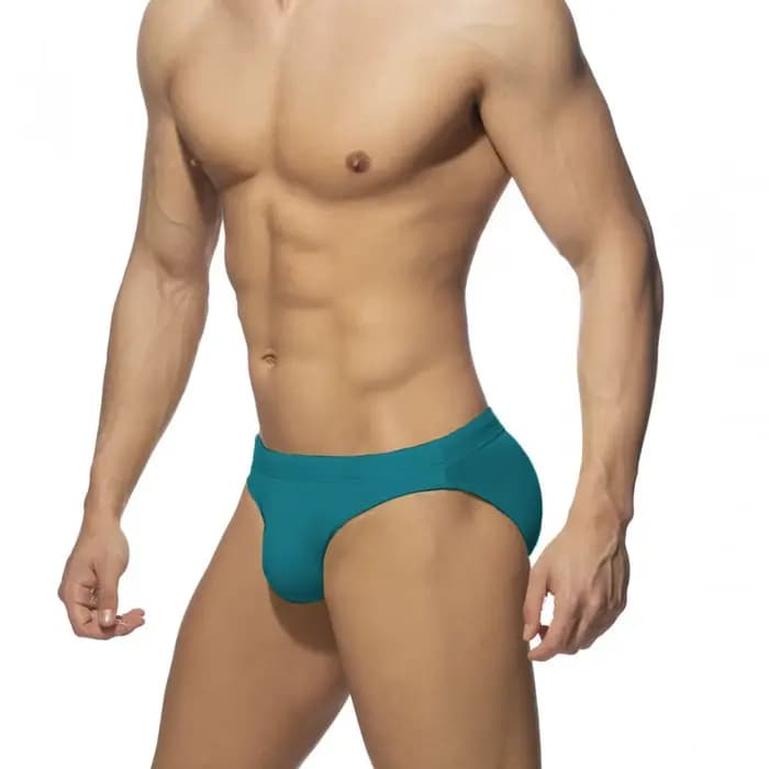 Mini slip de bain pour hommes, pantalon de plage, surf, taille basse, Sexy, planche de surf, couleur unie, rembourré, Push-up, maillots de bain