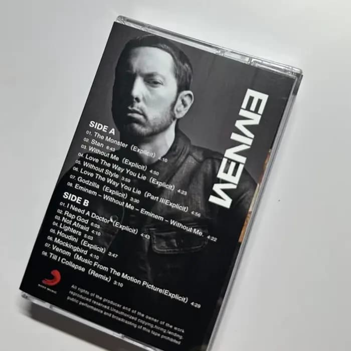 Eminem The Marshall Mathers LP 2 Cassette, cassette pour fans de rap anglais, album de collection Hip Hop, musique classique, livraison gratuite