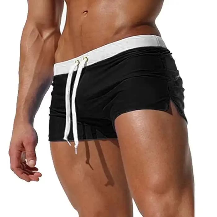 Maillot de bain d'été pour hommes, coupe cintrée, pour garçons, Boxer, short, maillot de bain, vêtements de plage
