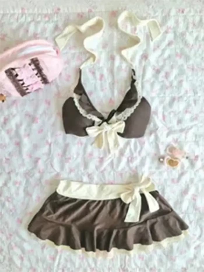 Maillot de bain bikini deux pièces sexy et tendance pour femme