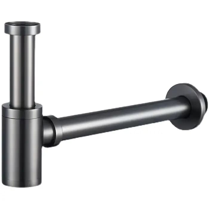 Désodorisation de P-TRAP de siphon rond en laiton gris d'ensemble d'ins de proximité