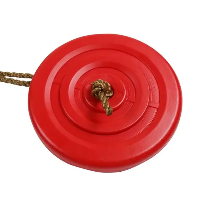 Balançoire à disque pour enfants, Sports d'intérieur et d'extérieur, rouge et bleu, pétale octogonal épais, jouets suspendus, chaise à bascule