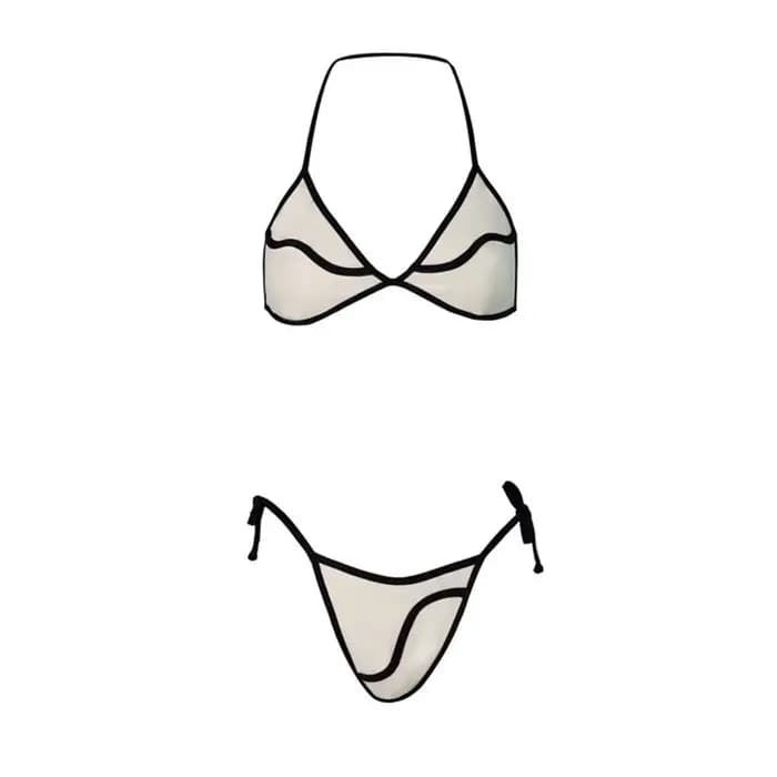 Sexy 3 pièces ensemble Bikini Micro