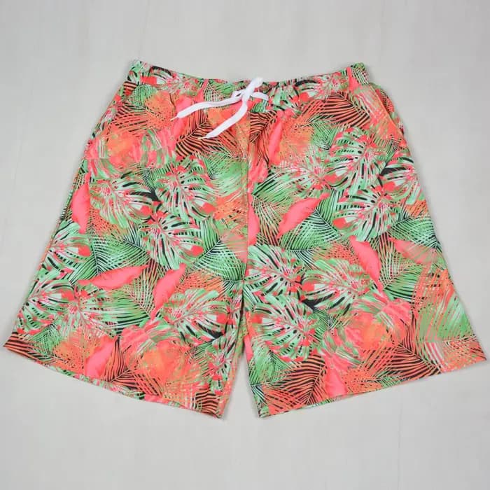 Famille correspondant maillot de bain tenues mère et fille maillots de bain séchage rapide piscine fête maillot de bain père et fils pantalons de plage