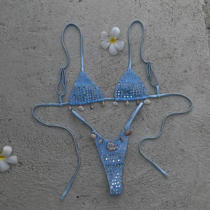 Strass maillot de bain