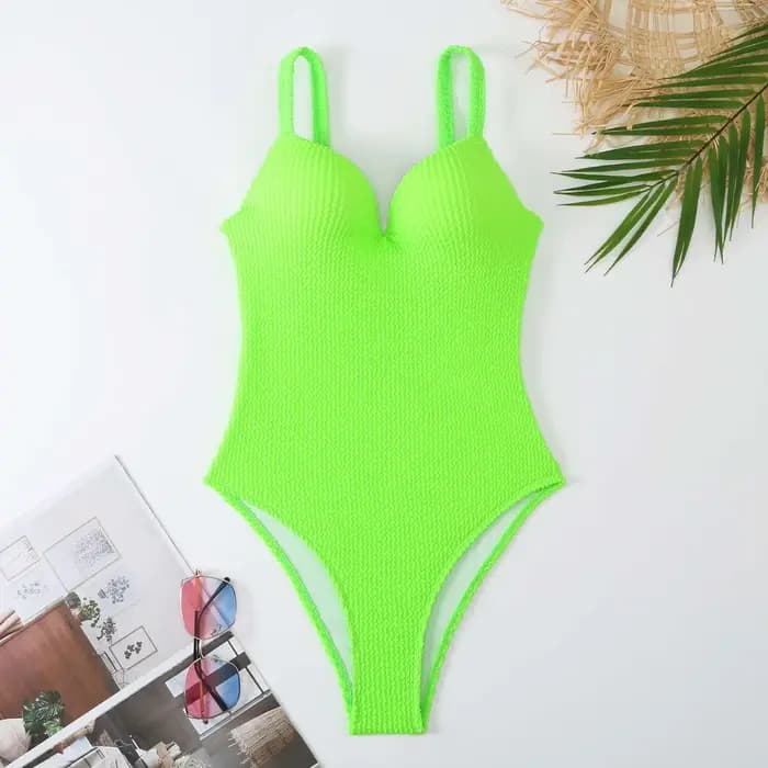 Maillot de bain une pièce texturé