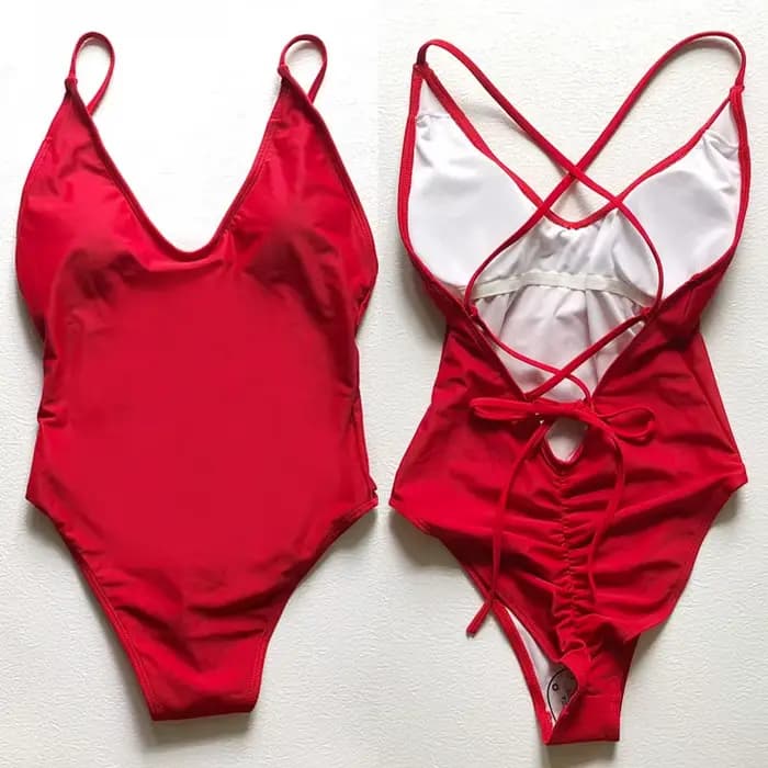Sexy rembourré solide maillot de bain femmes une pièce maillot de bain 2025 nouveaux Bikinis maillots de bain été grande taille maillots de bain maillot de bain S-3XL