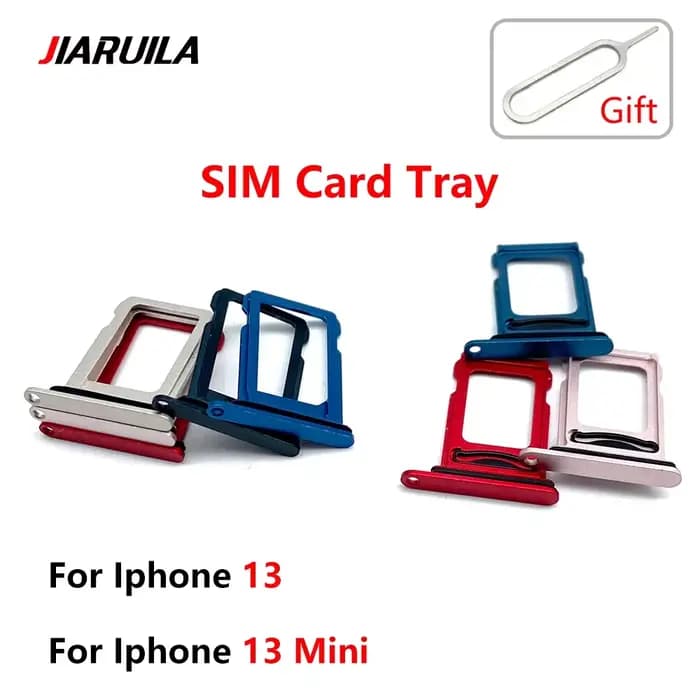 50 pièces, tiroir pour carte SIM, support de fente pour puce, adaptateur, accessoires pour iPhone 12 Pro Max 12 13 mini 14 15 Plus, double carte